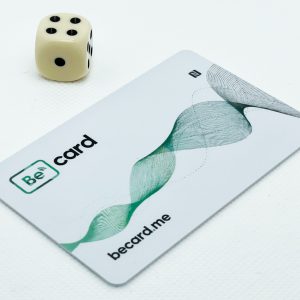 becard Kunstoff NFC Visitenkarte grün