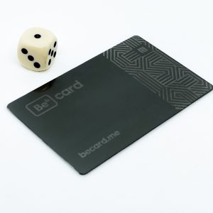 BeCard aus Metall